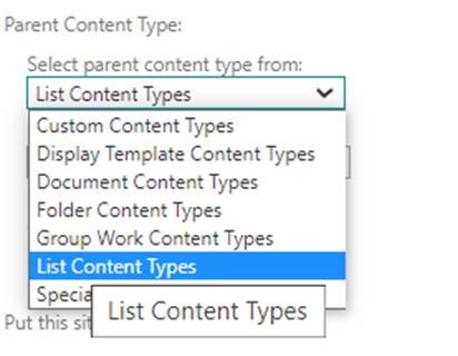 Content Types in SharePoint Online
